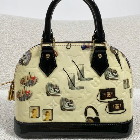 Authentic Pre-Owned Louis Vuitton Vernis Nicolas Ghesquière Alma BB - Picture 12 of 15